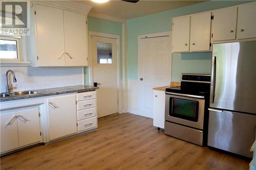 37B Serpentine Street, Copper Cliff, ON - Indoor Photo Showing Kitchen With Double Sink