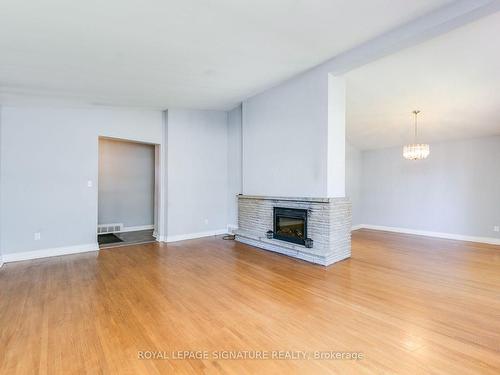 21 Palomino Cres, Toronto, ON - Indoor Photo Showing Living Room With Fireplace