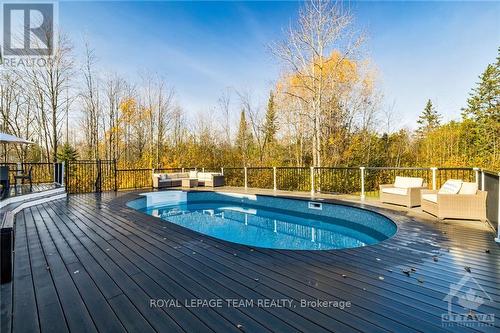 541 Osmond Daley Drive, Ottawa, ON - Outdoor With Above Ground Pool With Deck Patio Veranda