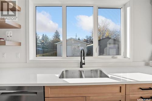 1336 Colony Street, Saskatoon, SK - Indoor Photo Showing Kitchen With Double Sink