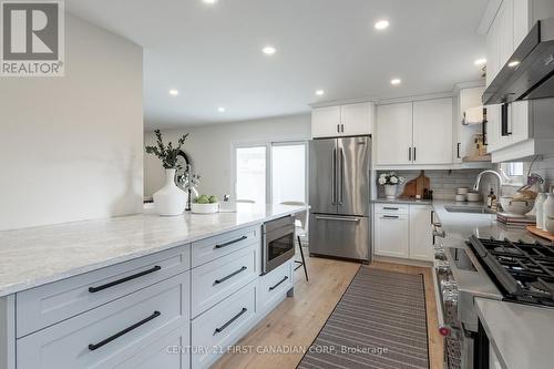 95 Golfview Court, London, ON - Indoor Photo Showing Kitchen With Stainless Steel Kitchen With Upgraded Kitchen