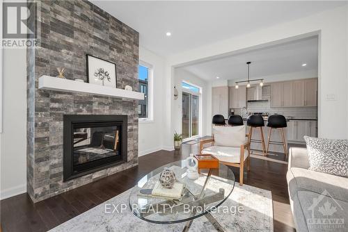 921 Lakeridge Drive, Ottawa, ON - Indoor Photo Showing Living Room With Fireplace