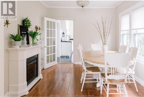 95 Main Street West, Kingsville, ON - Indoor Photo Showing Dining Room With Fireplace