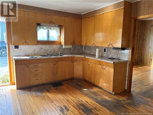 366 Kintore Road, Perth-Andover, NB - Indoor Photo Showing Kitchen With Double Sink