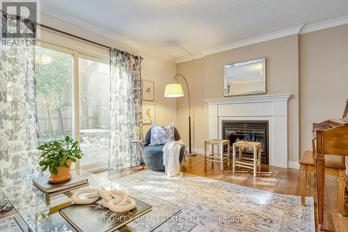 4242 Fieldgate Drive, Mississauga, ON - Indoor Photo Showing Living Room With Fireplace