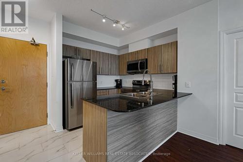 1106 - 3515 Kariya Drive, Mississauga, ON - Indoor Photo Showing Kitchen With Double Sink