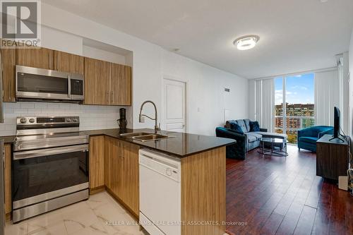 1106 - 3515 Kariya Drive, Mississauga, ON - Indoor Photo Showing Kitchen With Double Sink