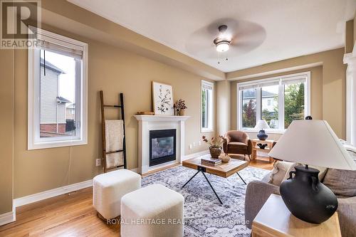 71 James Govan Drive, Whitby, ON - Indoor Photo Showing Living Room With Fireplace