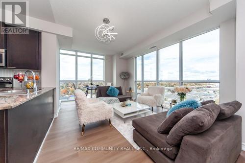 1903 - 1328 Birchmount Road, Toronto, ON - Indoor Photo Showing Living Room