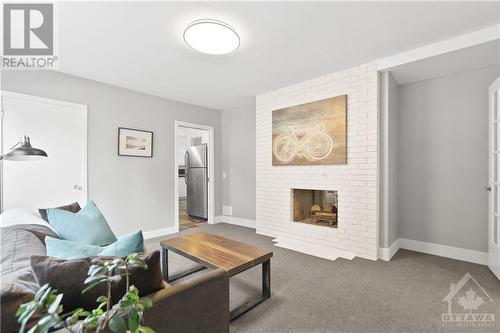 2176 Woodcrest Road, Ottawa, ON - Indoor Photo Showing Living Room With Fireplace