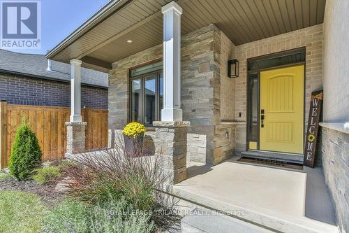 Covered Front Porch - 88 Foxborough Place, Thames Centre (Thorndale), ON - Outdoor