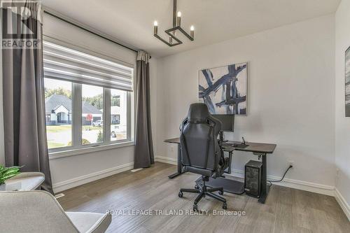 Main Floor Office/3rd Bedroom - 88 Foxborough Place, Thames Centre (Thorndale), ON - Indoor Photo Showing Office