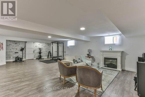 88 Foxborough Place, Thames Centre (Thorndale), ON - Indoor Photo Showing Other Room With Fireplace