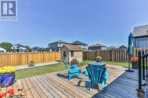 Fully Fenced - 88 Foxborough Place, Thames Centre (Thorndale), ON - Outdoor With Deck Patio Veranda