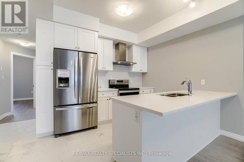 120 Wheat Lane, Kitchener, ON - Indoor Photo Showing Kitchen With Double Sink With Upgraded Kitchen