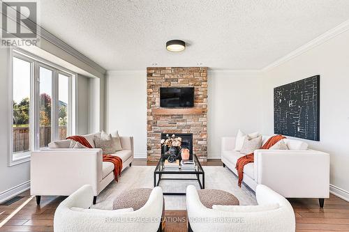 13 Dance Street, Collingwood, ON - Indoor Photo Showing Living Room With Fireplace