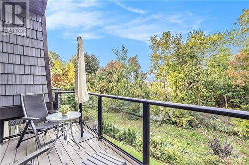 The perfect spot for your morning cup of coffee! - 655 Richmond Road Unit#34, Ottawa, ON - Outdoor With Balcony