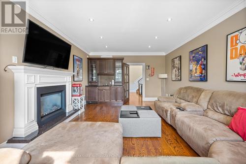 10 Rockingham Drive, Toronto, ON - Indoor Photo Showing Living Room With Fireplace