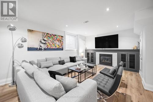 10 Rockingham Drive, Toronto, ON - Indoor Photo Showing Living Room With Fireplace