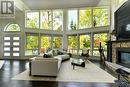 3 Simcoe Street, Wasaga Beach, ON  - Indoor Photo Showing Living Room With Fireplace 