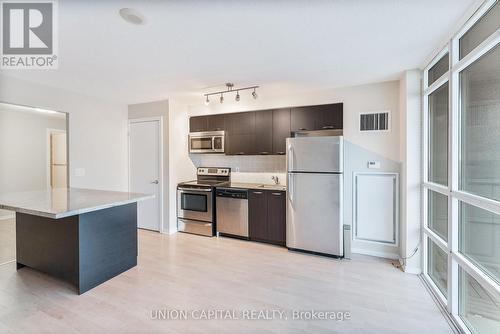 1801 - 38 Joe Shuster Way, Toronto, ON - Indoor Photo Showing Kitchen