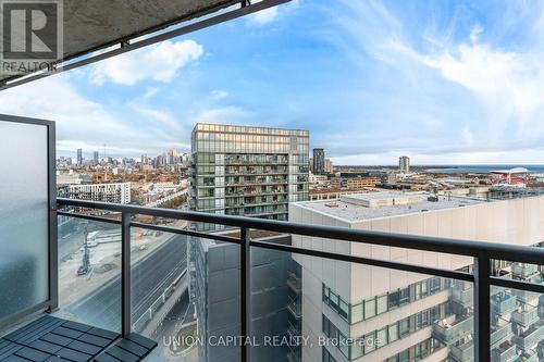 1801 - 38 Joe Shuster Way, Toronto, ON - Outdoor With Balcony With View