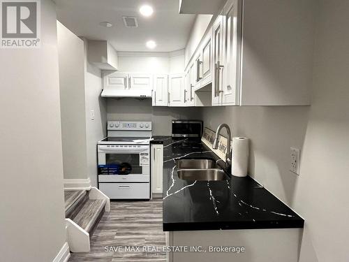 Lower - 3352 Bruzan Crescent, Mississauga, ON - Indoor Photo Showing Kitchen With Double Sink