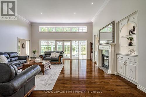 53 Ranch Road, Brant, ON - Indoor Photo Showing Living Room With Fireplace