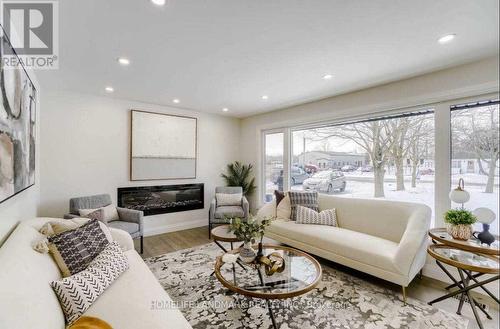 360 Bishopsgate Road, Brant, ON - Indoor Photo Showing Living Room With Fireplace