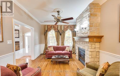 521 Broadway Avenue, Toronto, ON - Indoor Photo Showing Living Room With Fireplace