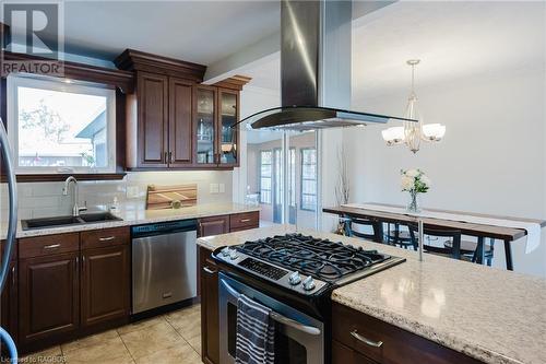 675 Orchard Drive, Port Elgin, ON - Indoor Photo Showing Kitchen With Stainless Steel Kitchen With Double Sink With Upgraded Kitchen