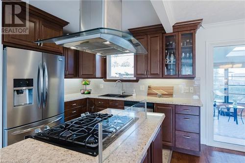 675 Orchard Drive, Port Elgin, ON - Indoor Photo Showing Kitchen With Double Sink