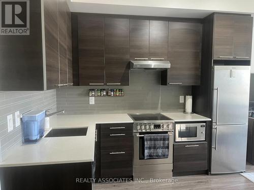 2807 - 1 Market Street, Toronto, ON - Indoor Photo Showing Kitchen With Stainless Steel Kitchen With Upgraded Kitchen