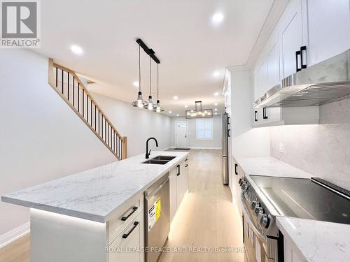 73 Merrill Avenue E, Toronto, ON - Indoor Photo Showing Kitchen With Double Sink With Upgraded Kitchen