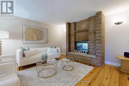 4250 Beech Grove Side Road, Caledon, ON - Indoor Photo Showing Living Room With Fireplace