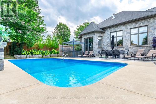 17 Mcdonald Court, Hamilton, ON - Outdoor With In Ground Pool With Deck Patio Veranda