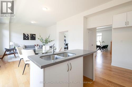 2163 Royal Gala Circle, Mississauga, ON - Indoor Photo Showing Kitchen With Double Sink