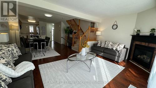 7 Torr Lane, Ajax, ON - Indoor Photo Showing Living Room With Fireplace