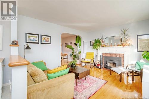 59 Glenwood, Moncton, NB - Indoor Photo Showing Living Room With Fireplace