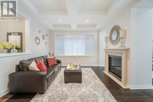 25 Alistair Crescent, Vaughan, ON - Indoor Photo Showing Living Room With Fireplace