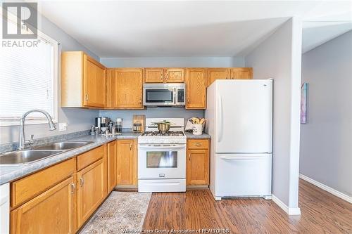 1752 Vicky Circle Unit# Upper, Windsor, ON - Indoor Photo Showing Kitchen With Double Sink