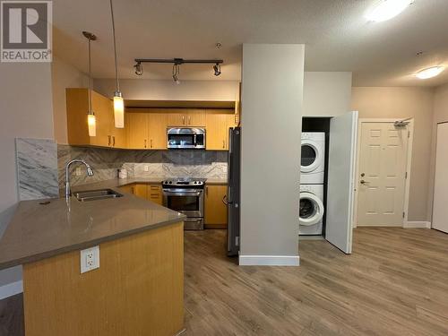 102 12040 222 Street, Maple Ridge, BC - Indoor Photo Showing Kitchen With Double Sink