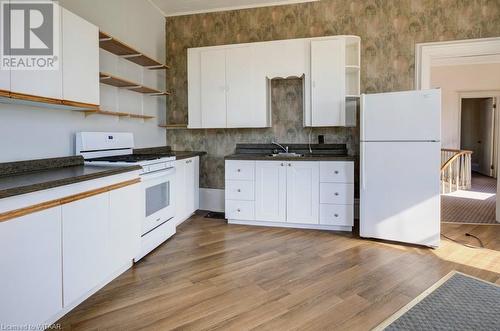 Kitchen - 29 Broadway Street Unit# 2, Woodstock, ON - Indoor Photo Showing Kitchen With Double Sink