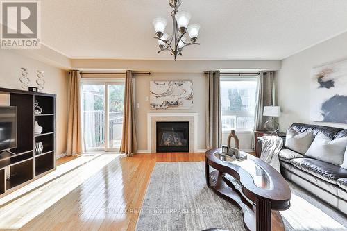 3898 Skyview Street, Mississauga, ON - Indoor Photo Showing Living Room With Fireplace