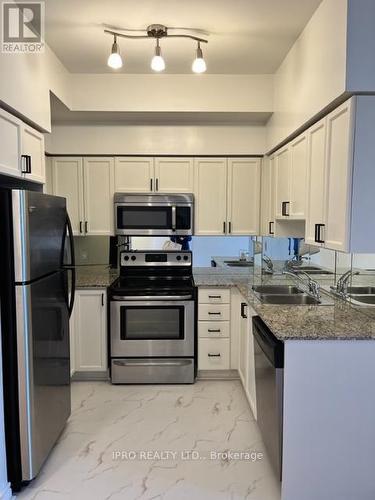 610 - 388 Prince Of Wales Drive, Mississauga, ON - Indoor Photo Showing Kitchen With Double Sink