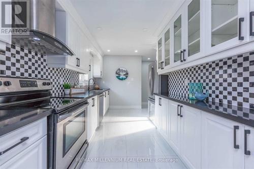 71 Mallard (Upper Level Crescent, Brampton, ON - Indoor Photo Showing Kitchen With Stainless Steel Kitchen With Upgraded Kitchen