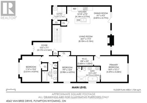 House plans as measured by Matterport - 4062 Van Bree Drive, Plympton-Wyoming (Plympton Wyoming), ON - Other