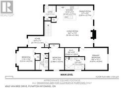 House plans as measured by Matterport - 