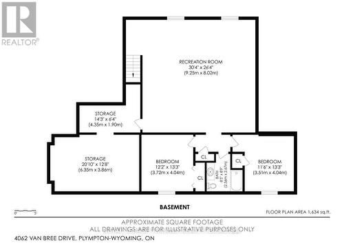 House plans as measured by Matterport - 4062 Van Bree Drive, Plympton-Wyoming (Plympton Wyoming), ON - Other