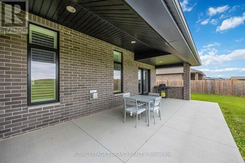 Covered patio perfect for the year-round BBQ'er - 4062 Van Bree Drive, Plympton-Wyoming (Plympton Wyoming), ON - Outdoor With Exterior